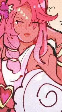 ai character: Hollyberry Cookie background