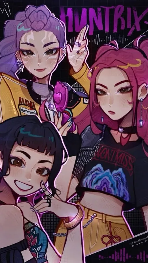 ai character: K-Pop Demom Hunter background