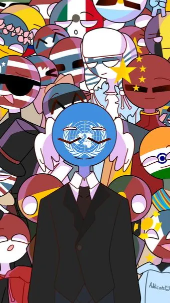 ai character: Countryhumans 4 background