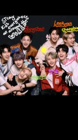 ai character: Skz sleepover  background