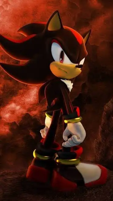 ai character: Shadow el erizo background