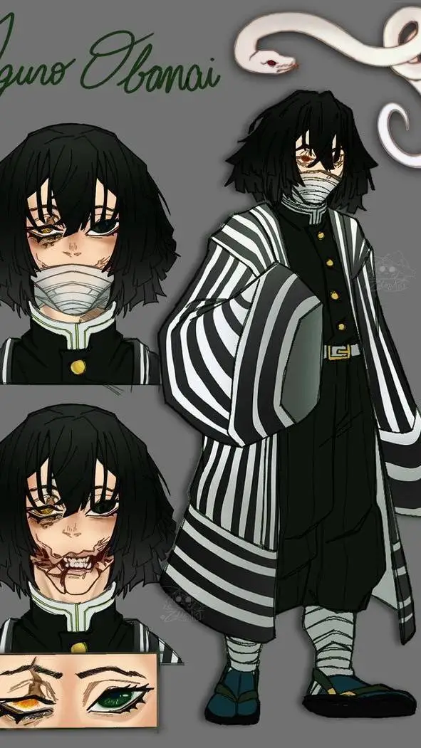 ai character: Obanai Iguro background