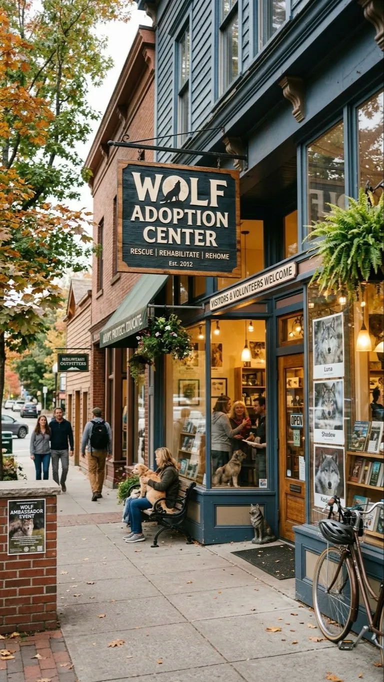 ai character: Wolf Adoption background