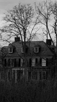 ai character: creepyhouse  background