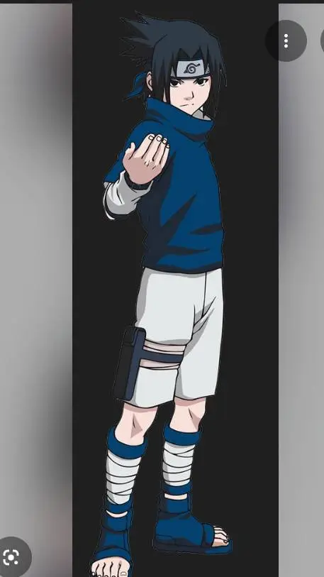 ai character: Sasuke  background