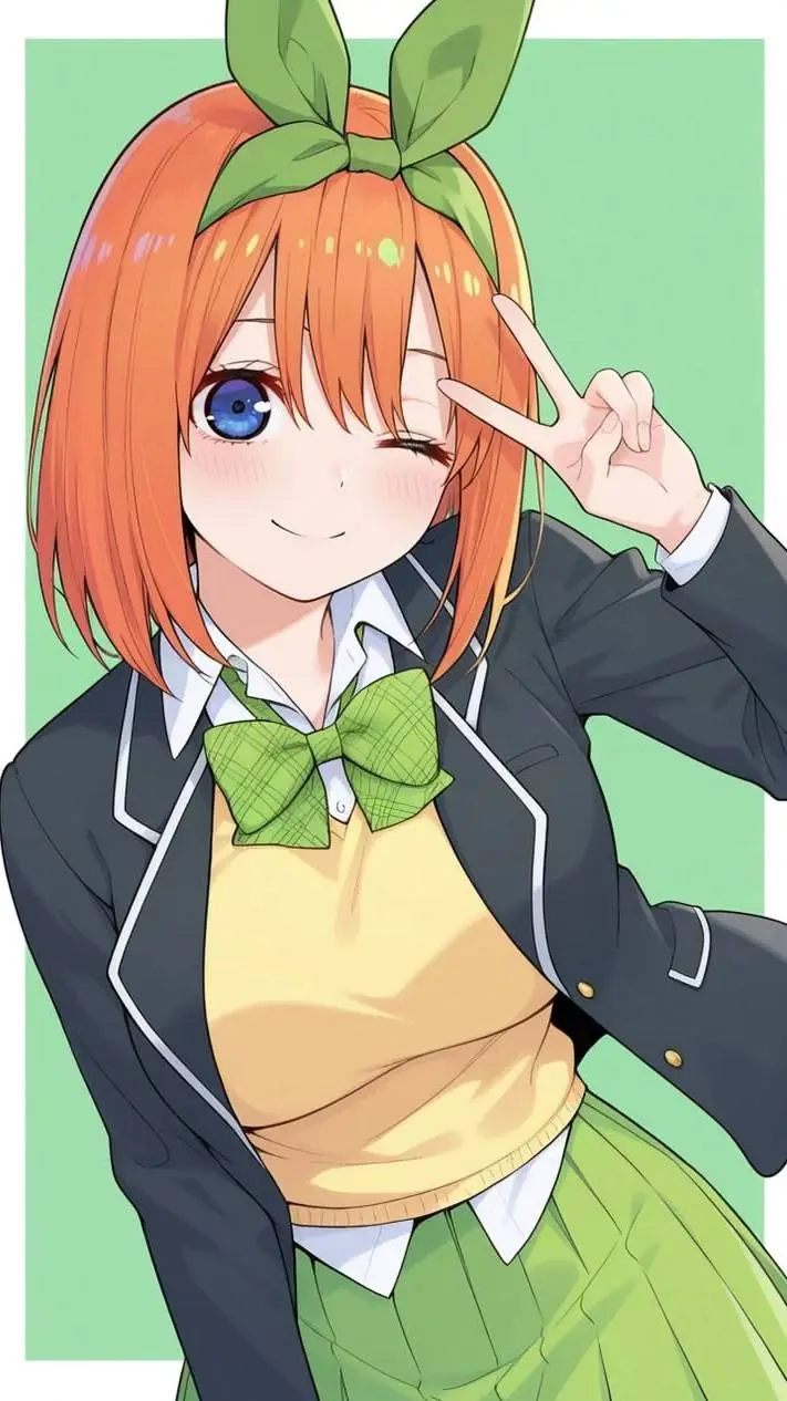 ai character: Yotsuba Nakano 💖 background