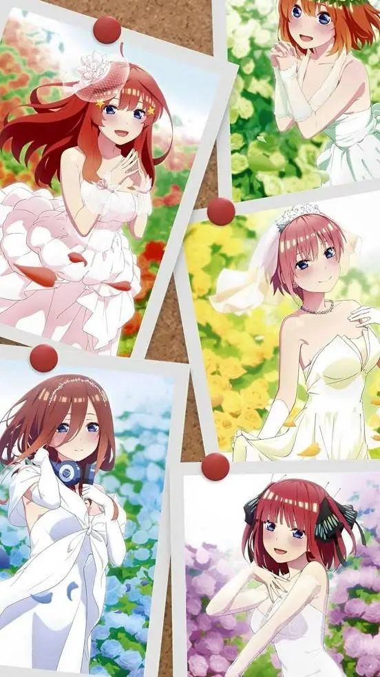 ai character: Quintillizas Boda  background