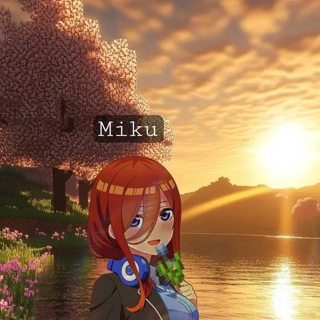chat with ai character: Miku (Minecraft) 💖
