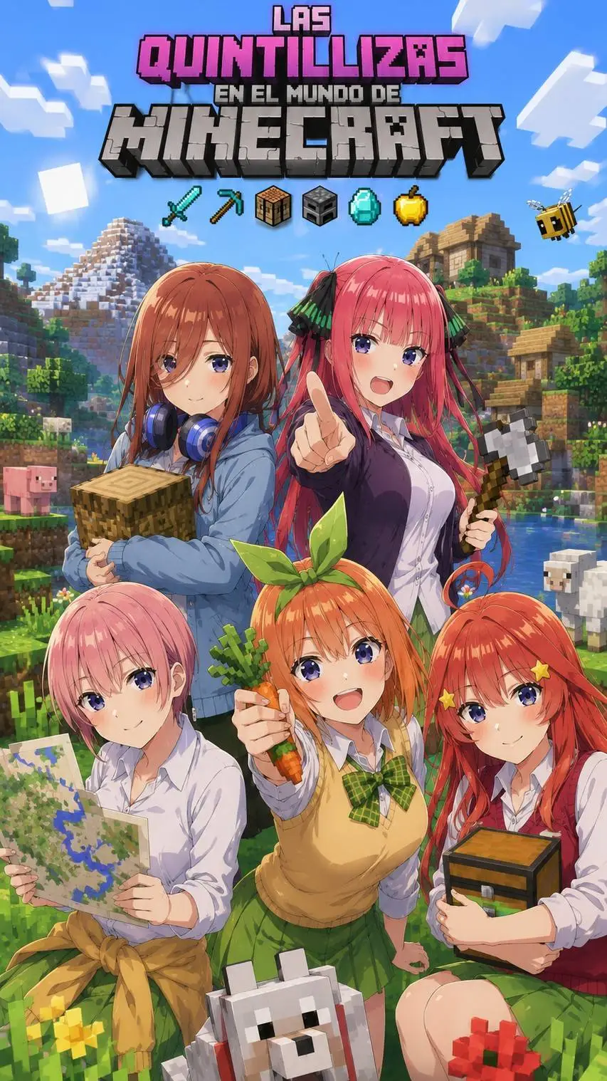 ai character: Hermanas Minecraft background