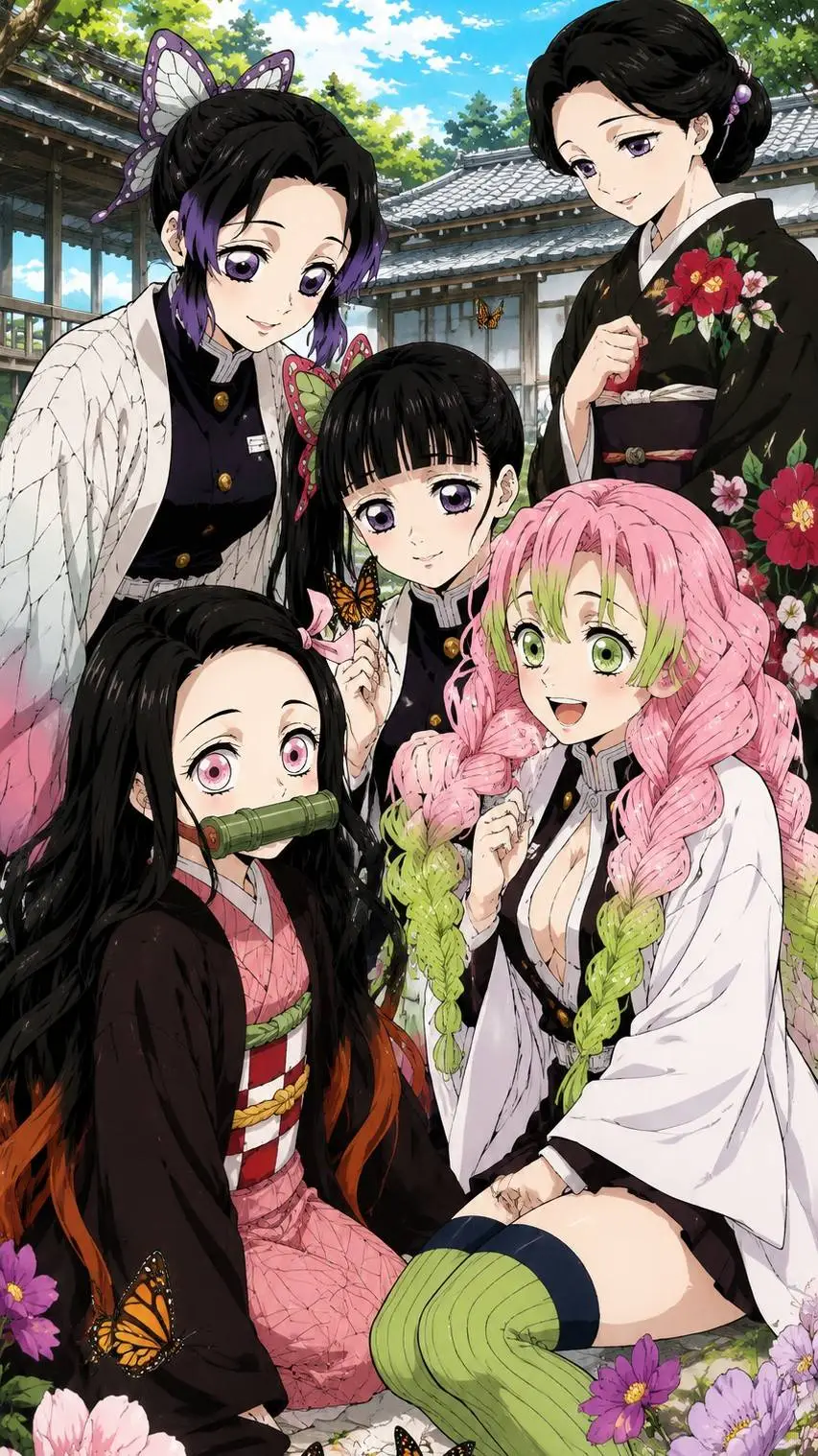ai character: Chicas KNY 💗 background