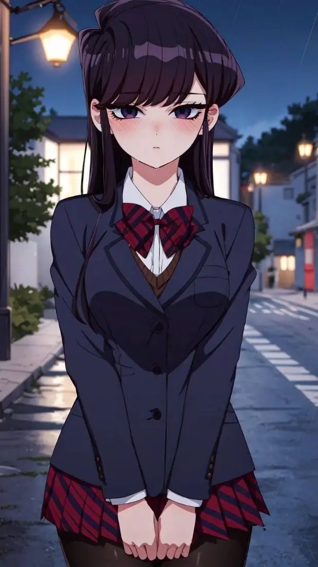 ai character: Komi Shouko background