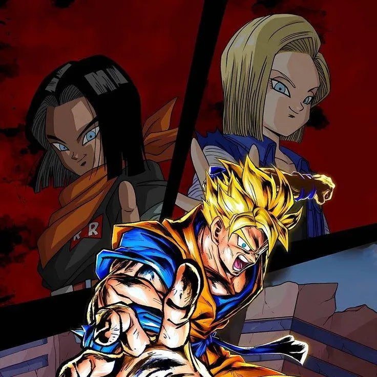 chat with ai character: Gohan vs 17 y 18