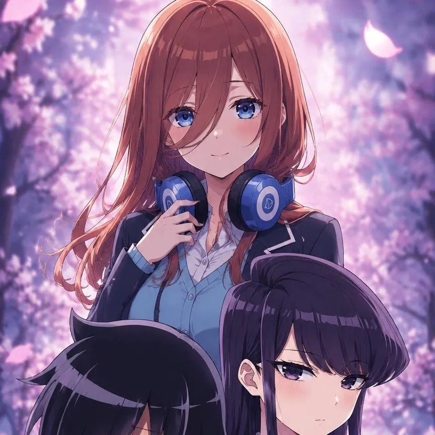 chat with ai character: Miku, Komi, Tomoko
