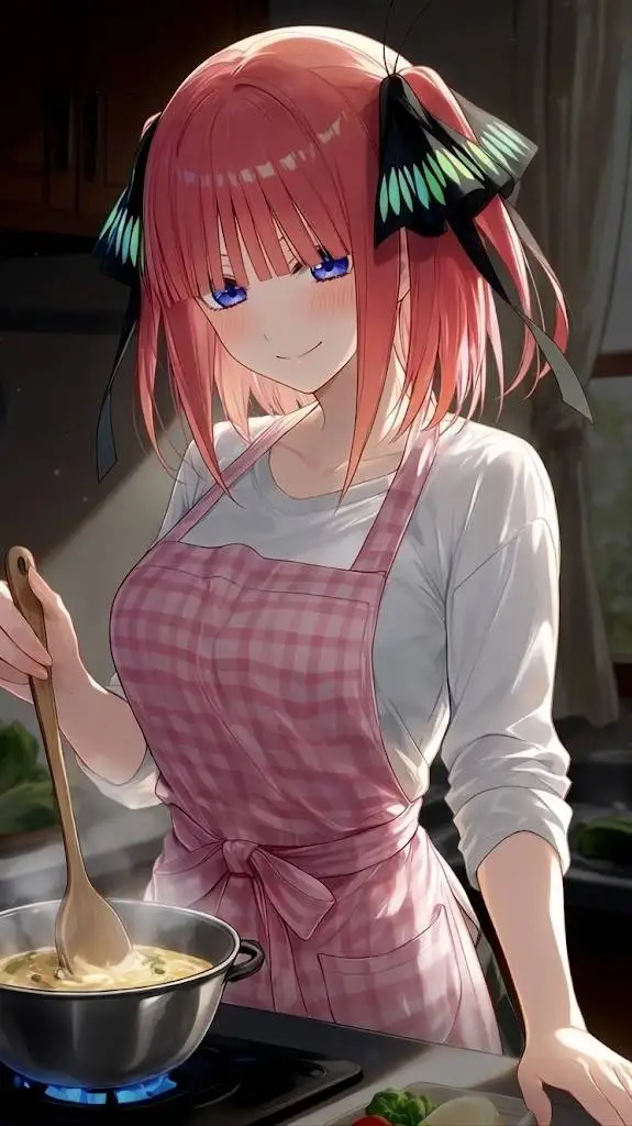 ai character: Nino te cocina background