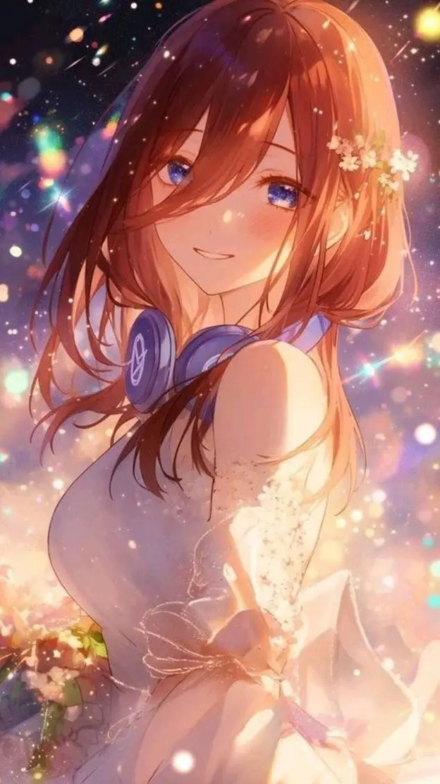 ai character: Miku Nakano 🌌 background