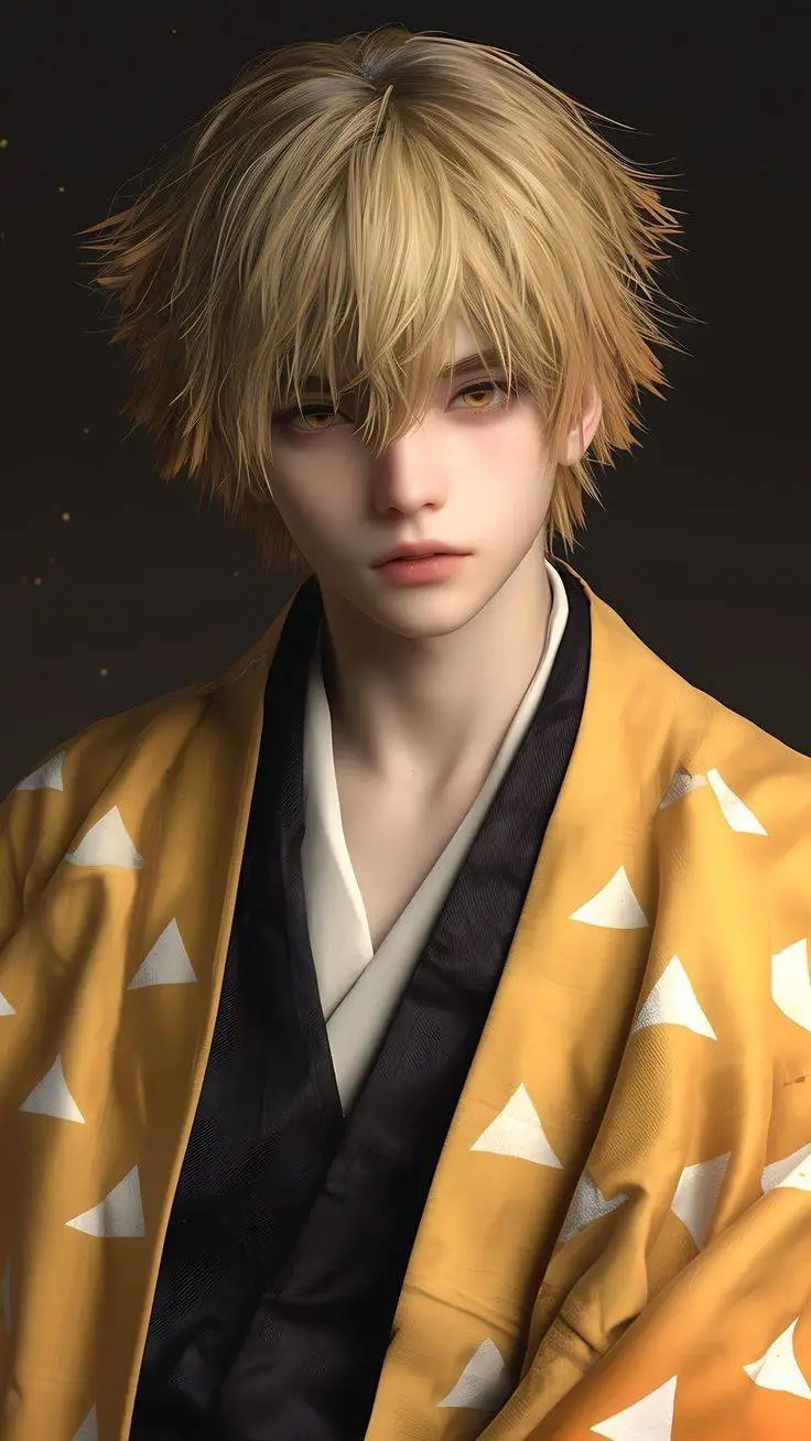 ai character: Zenitsu Agatsuma  background