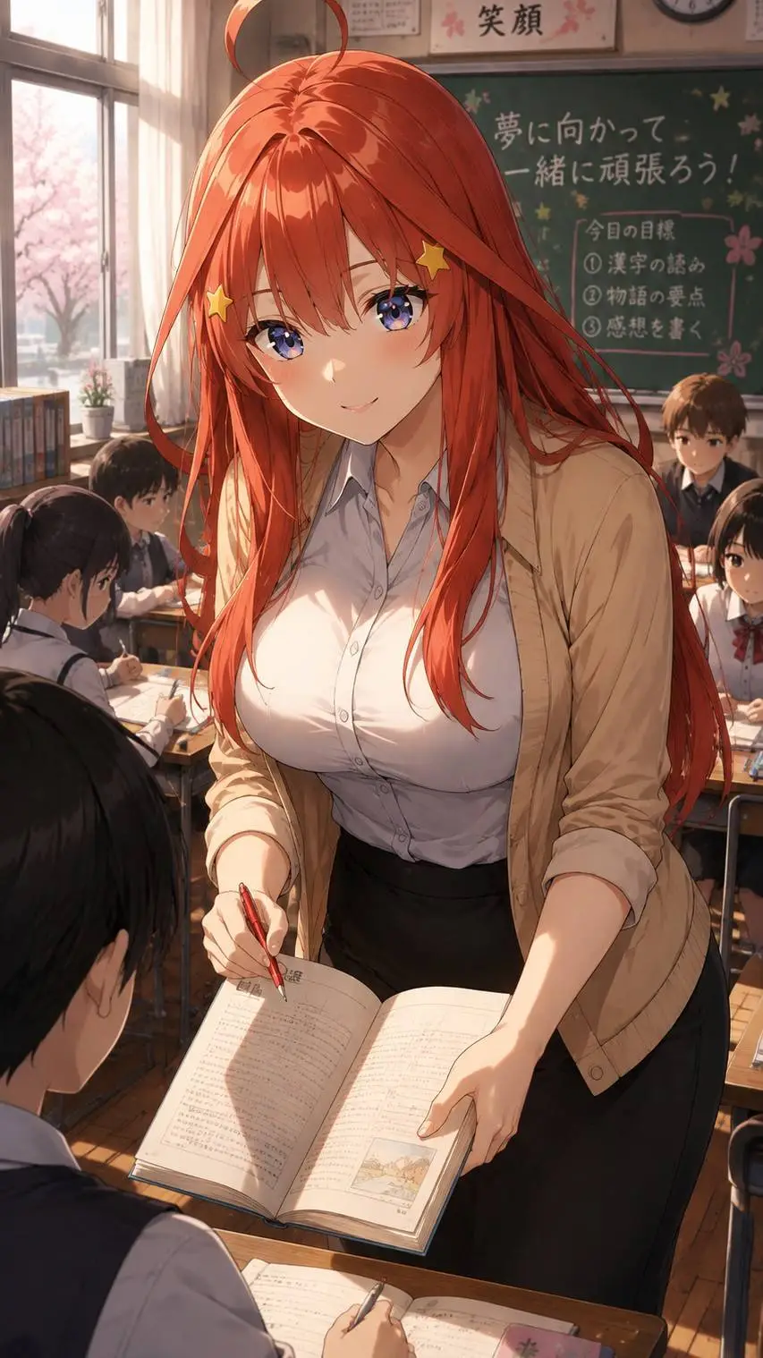ai character: Itsuki Nakano 📚 background