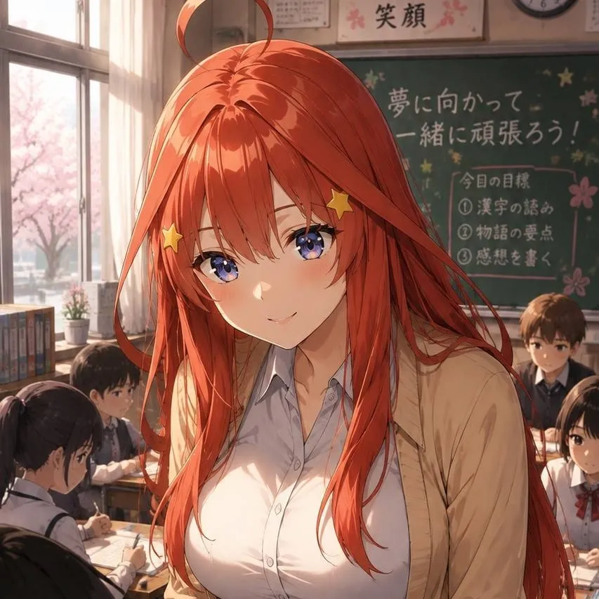 chat with ai character: Itsuki Nakano 📚