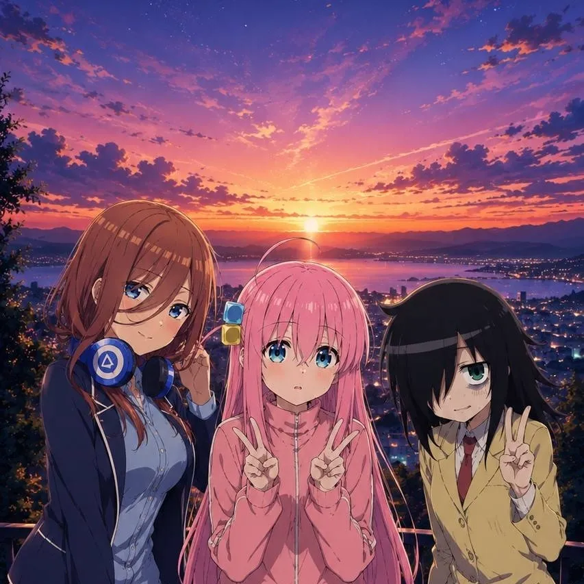 chat with ai character: Miku Hitori Tomoko