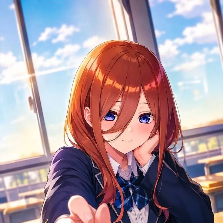 chat with ai character: Miku Nakano 