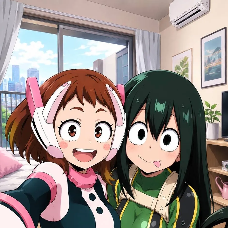 chat with ai character: Ochako y Tsuyu