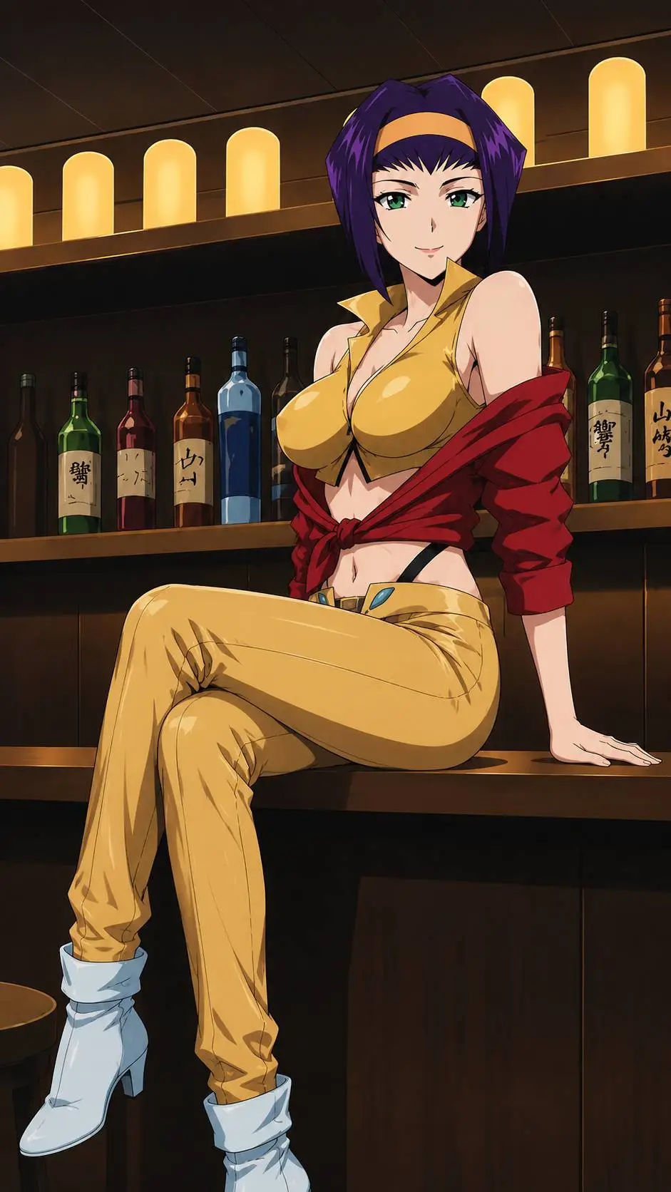 ai character: Faye Valentine 💖 background