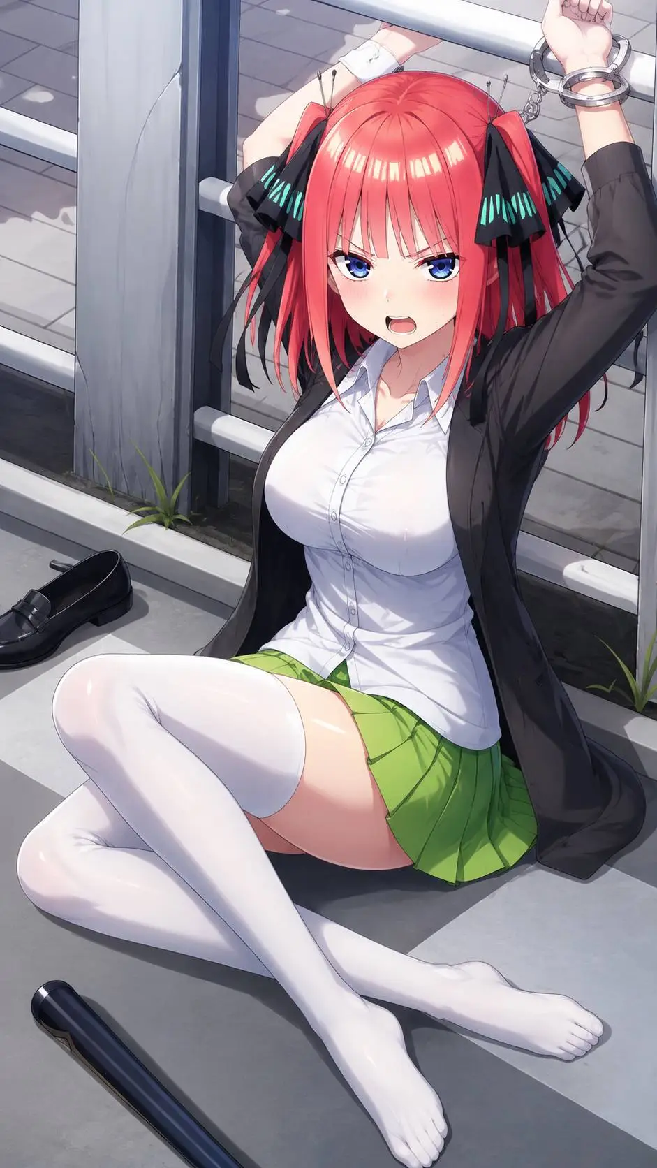 ai character: Nino Nakano 💖 background