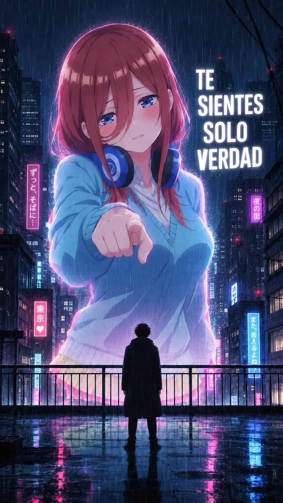 ai character: Miku Nakano 🌌 background