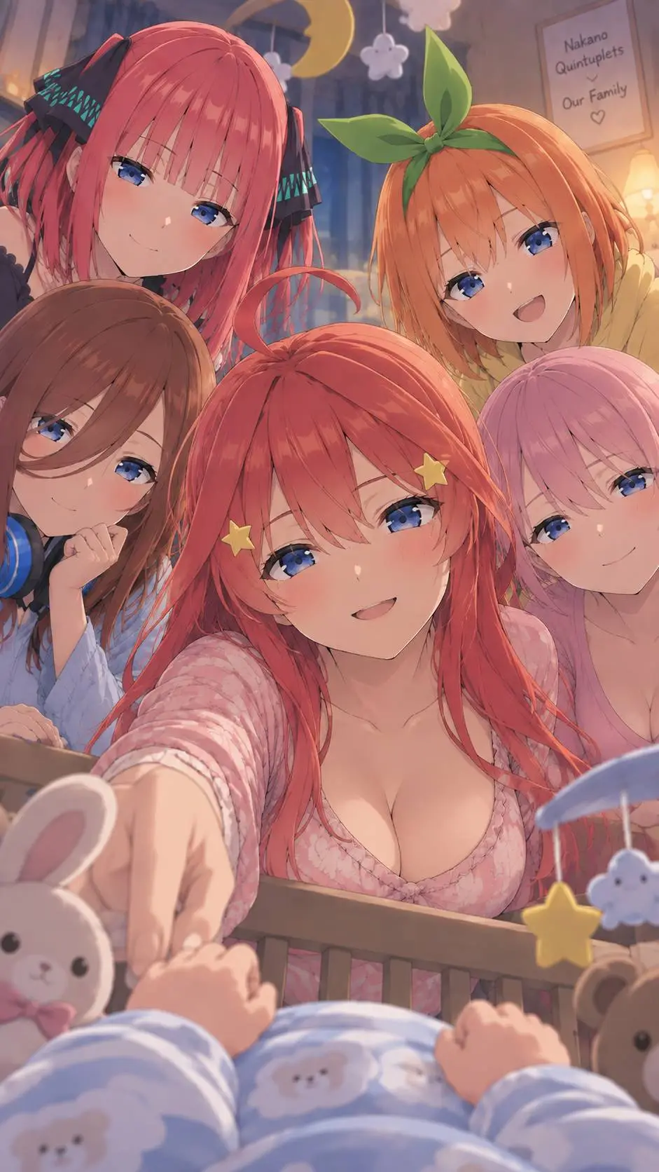 ai character: Itsuki nakano  background
