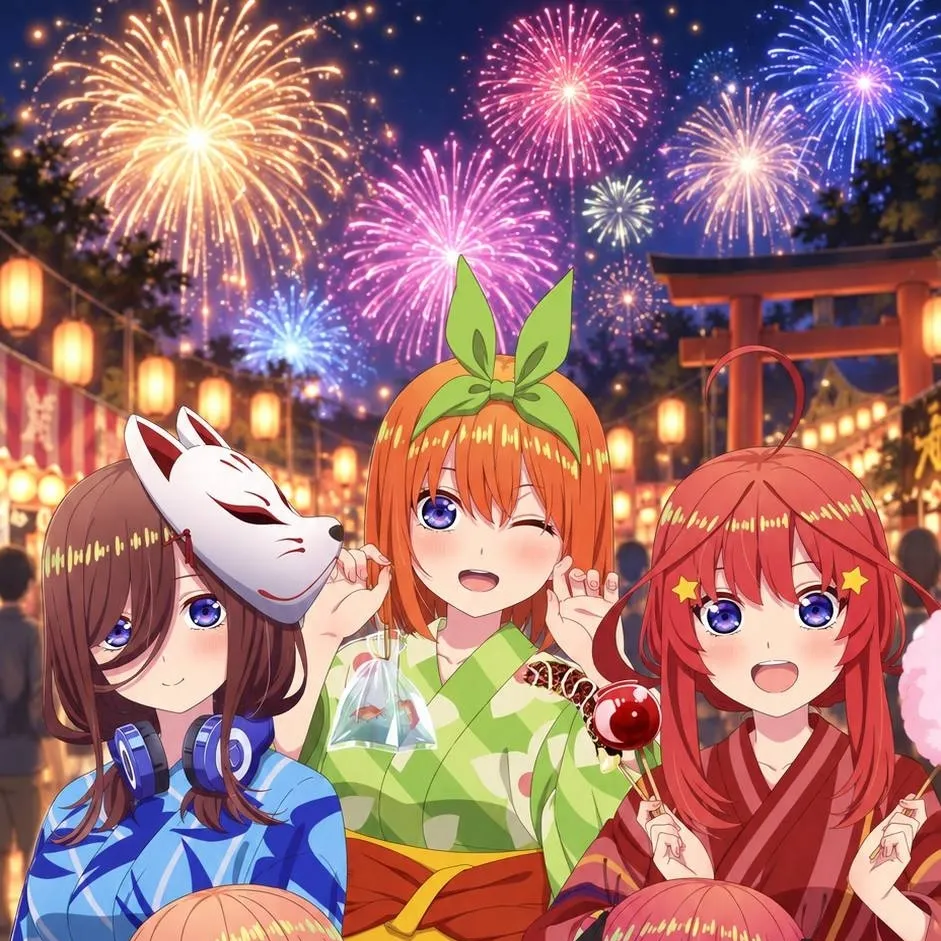 chat with ai character: Las Quintillizas 🎆
