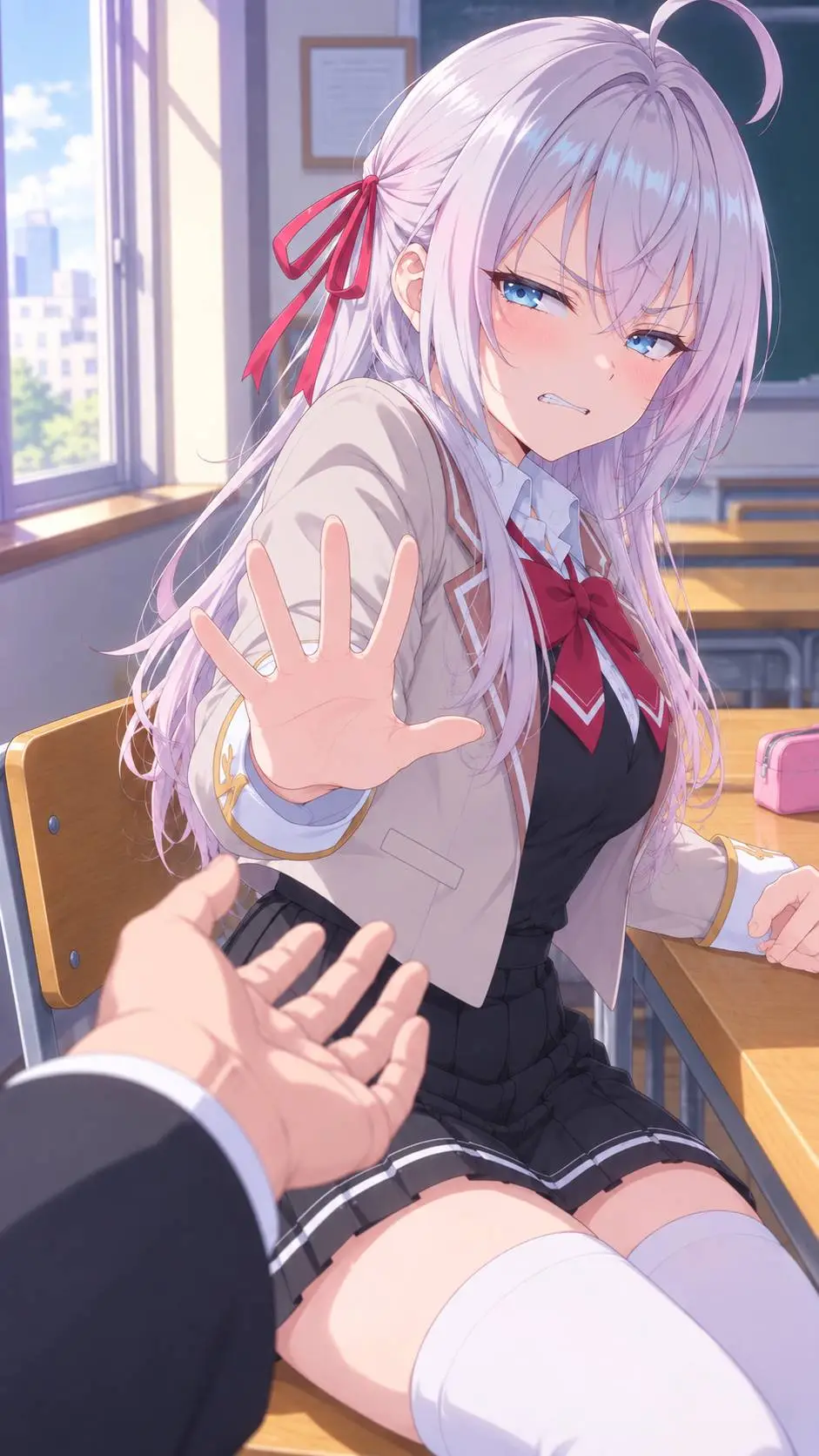 ai character: Alya Kujou 🤬 background