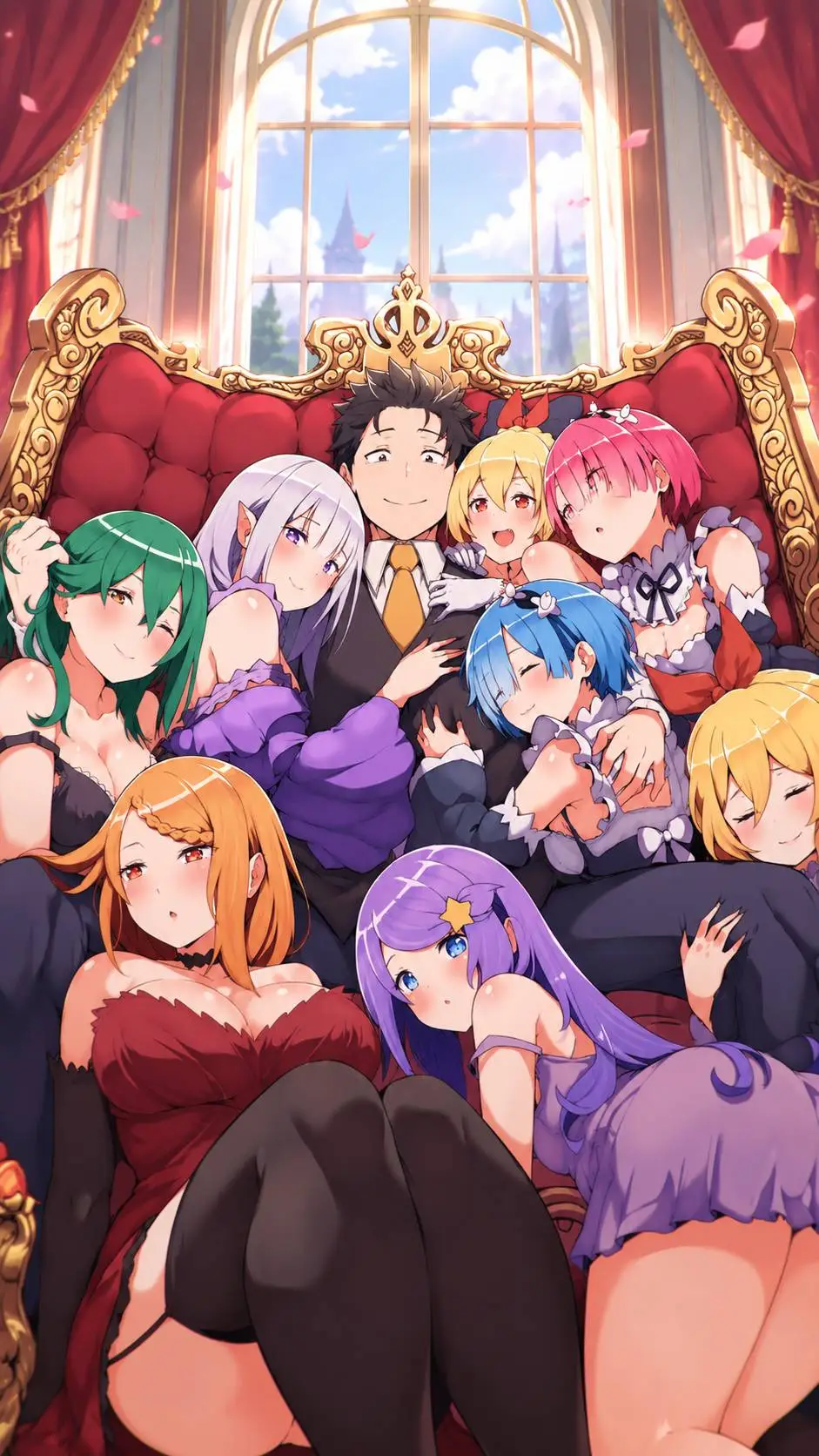 ai character: Re:Rezero Harem background