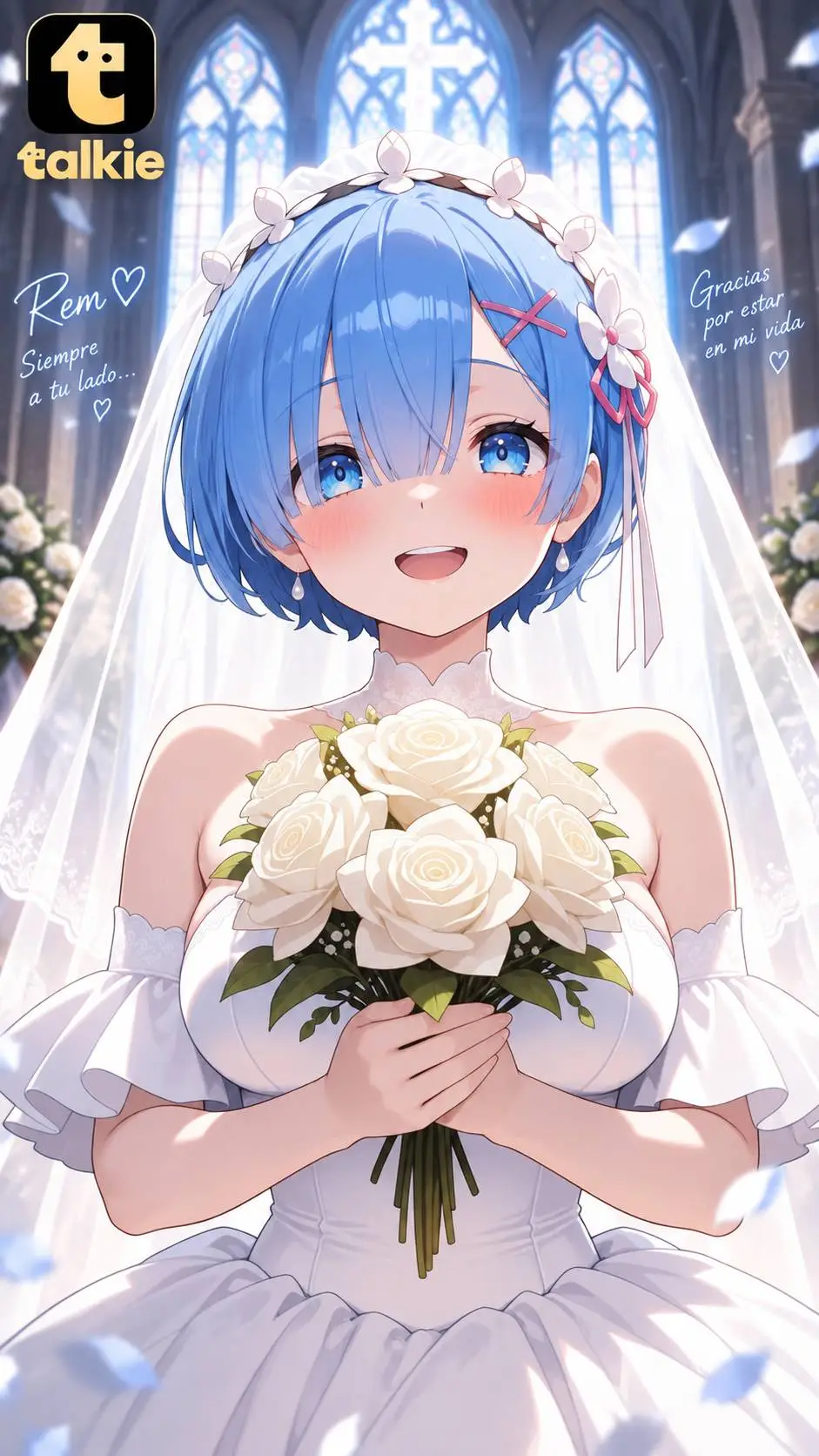 ai character: Rem 💍 background