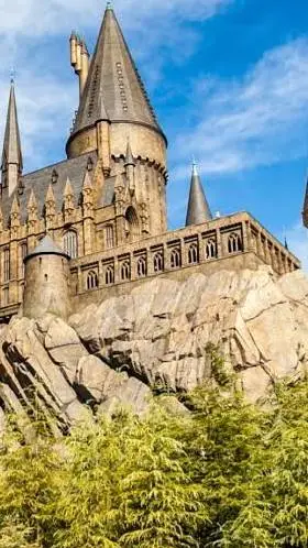 ai character: Hogwarts!  background