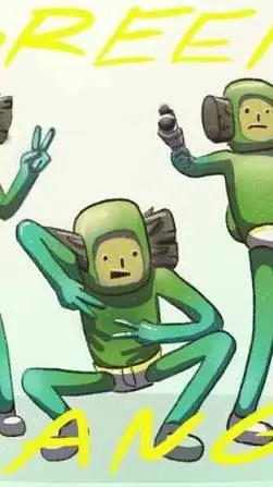 ai character: Green Gang background