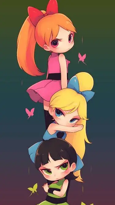 ai character: Powerpuff girls background