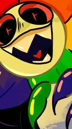 ai character: dandys world cafe background