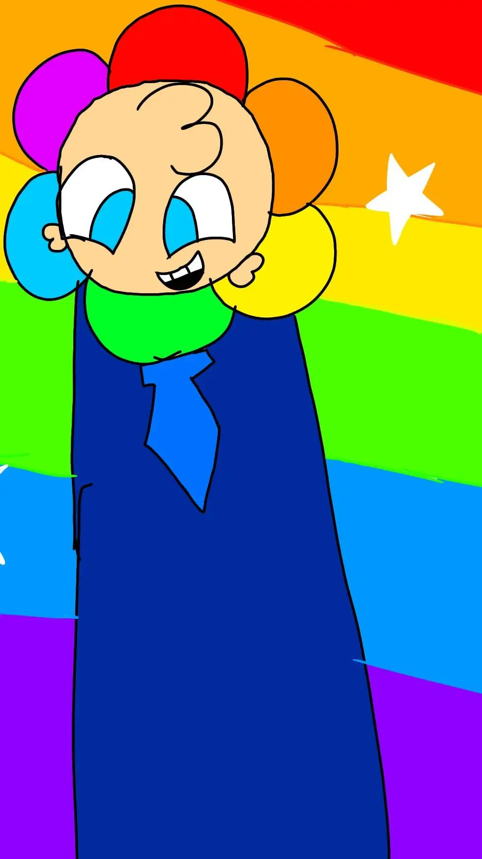 ai character: dandys world background