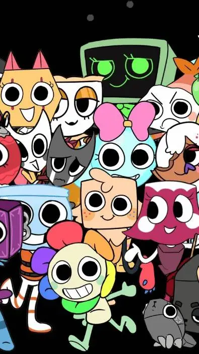 ai character: dandys world  background