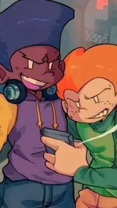 ai character: ¡Darnell y pico! background