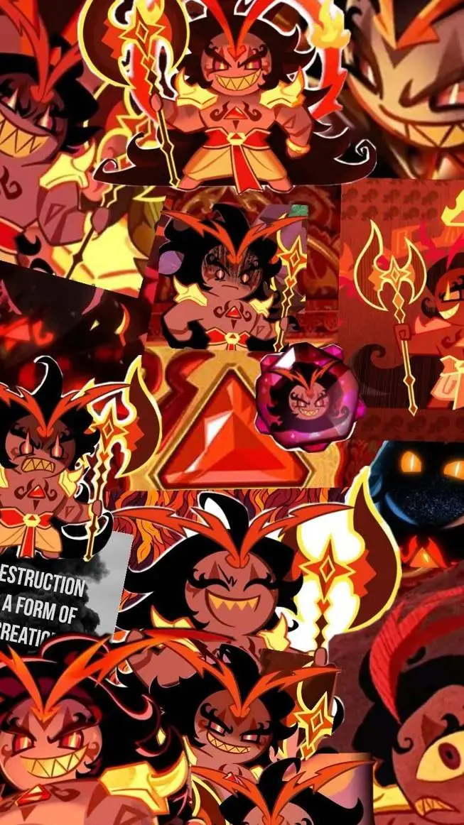 ai character: □burning spice◇ background