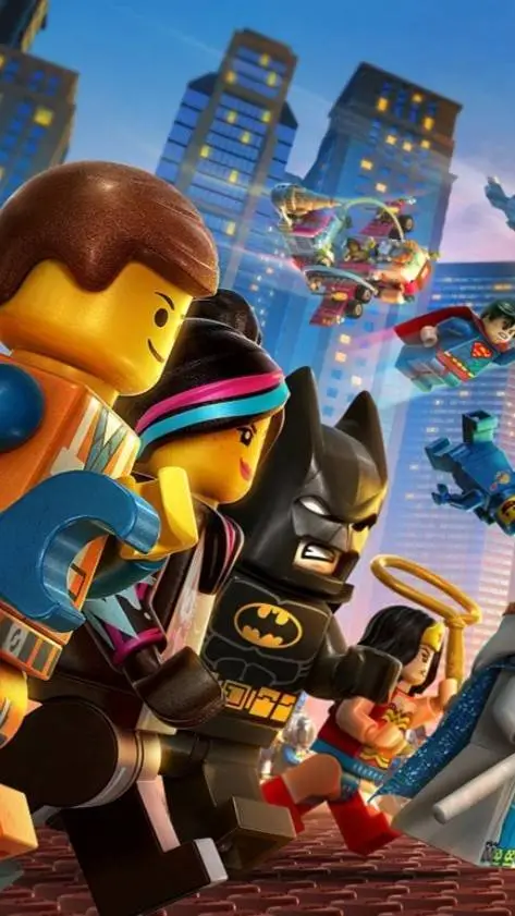 ai character: Lego Movie :D background