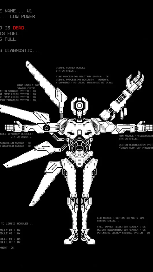 ai character: V1 background