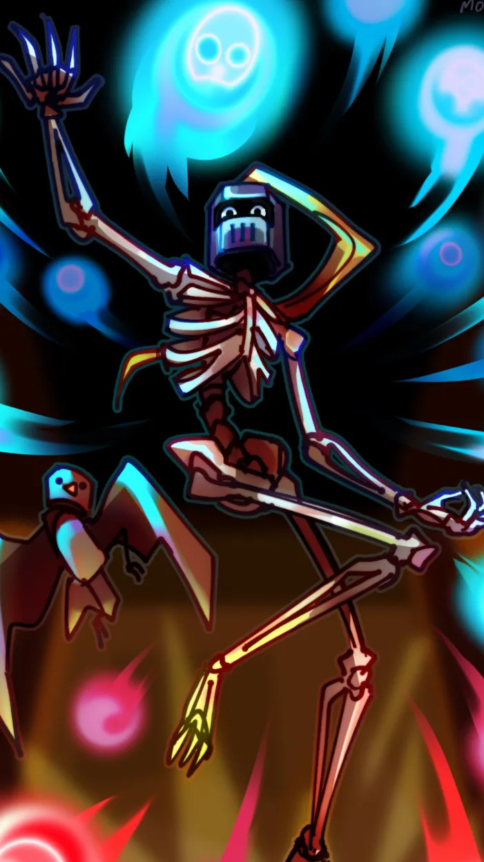 ai character: Mdk and owl background