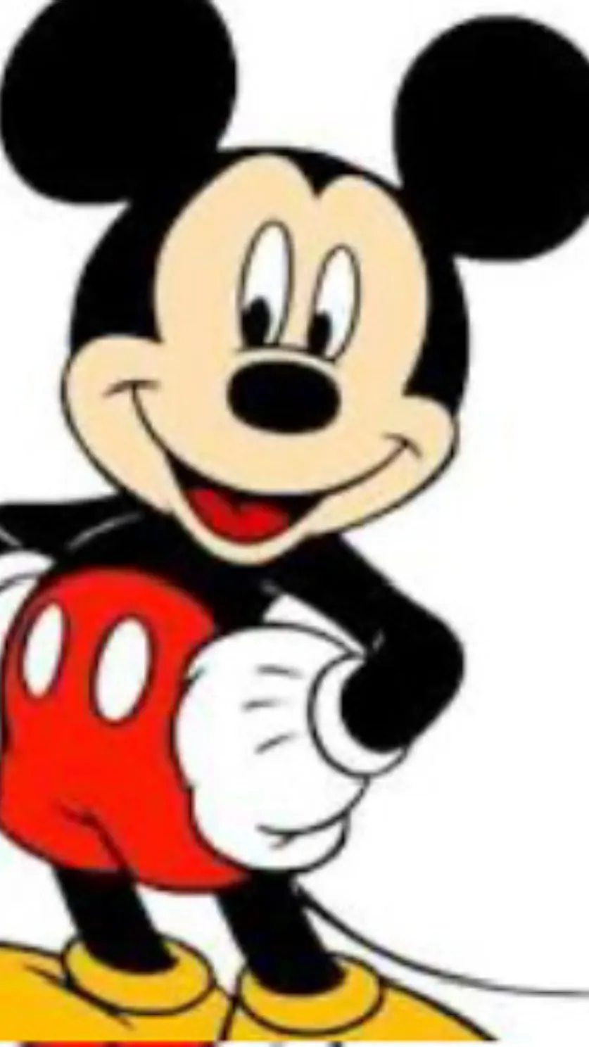ai character: Mickey Mouse background