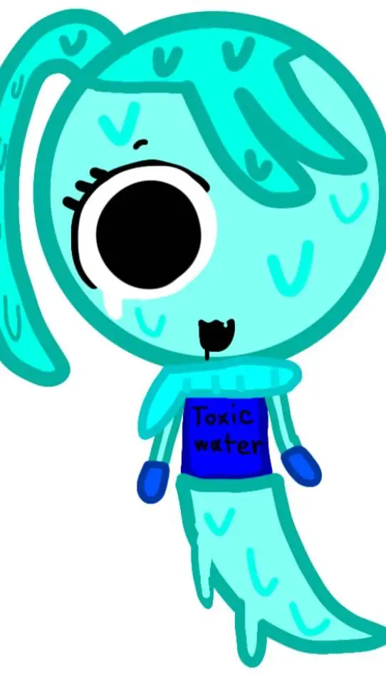 ai character: 💧toxic water🌊 background