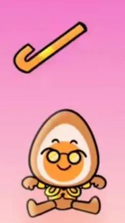 ai character: baby eggson  background