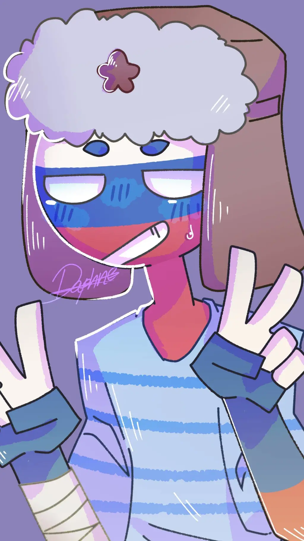 ai character: Rusia background