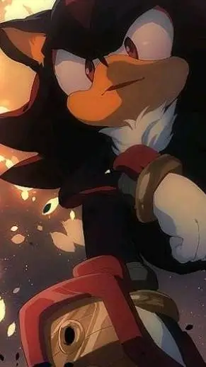 ai character: shadow the hedgeho background