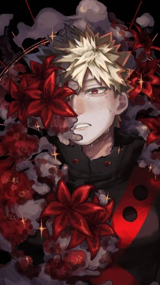 ai character: Hanahaki Bakugo background